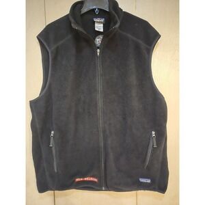 Patagonia Synchilla New Belgium Brewing Fleece Vest Men's XXL Black Bicycle